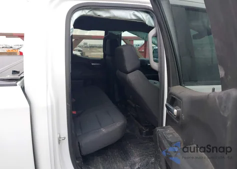 2024 Chevrolet Silverado 1500 2Wd Double Cab Standard Bed Wt из США, поврежденный, VIN 1GCRAAED1RZ136622